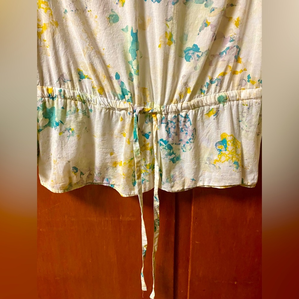 A New Day Floral Print Peplum Blouse size medium - Picture 5 of 10